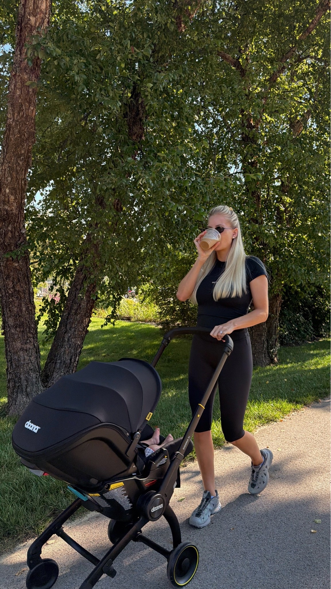 SIZE: med in top & bottoms, shoes run tts, sunnies are brand Vehla (linking similar)! Lip liner - sculpt, gloss - toasted marshmallow #kathleenpost Activewear, postpartum outfit, workout wear

#LTKfitnessgoals #LTKdayinmylife