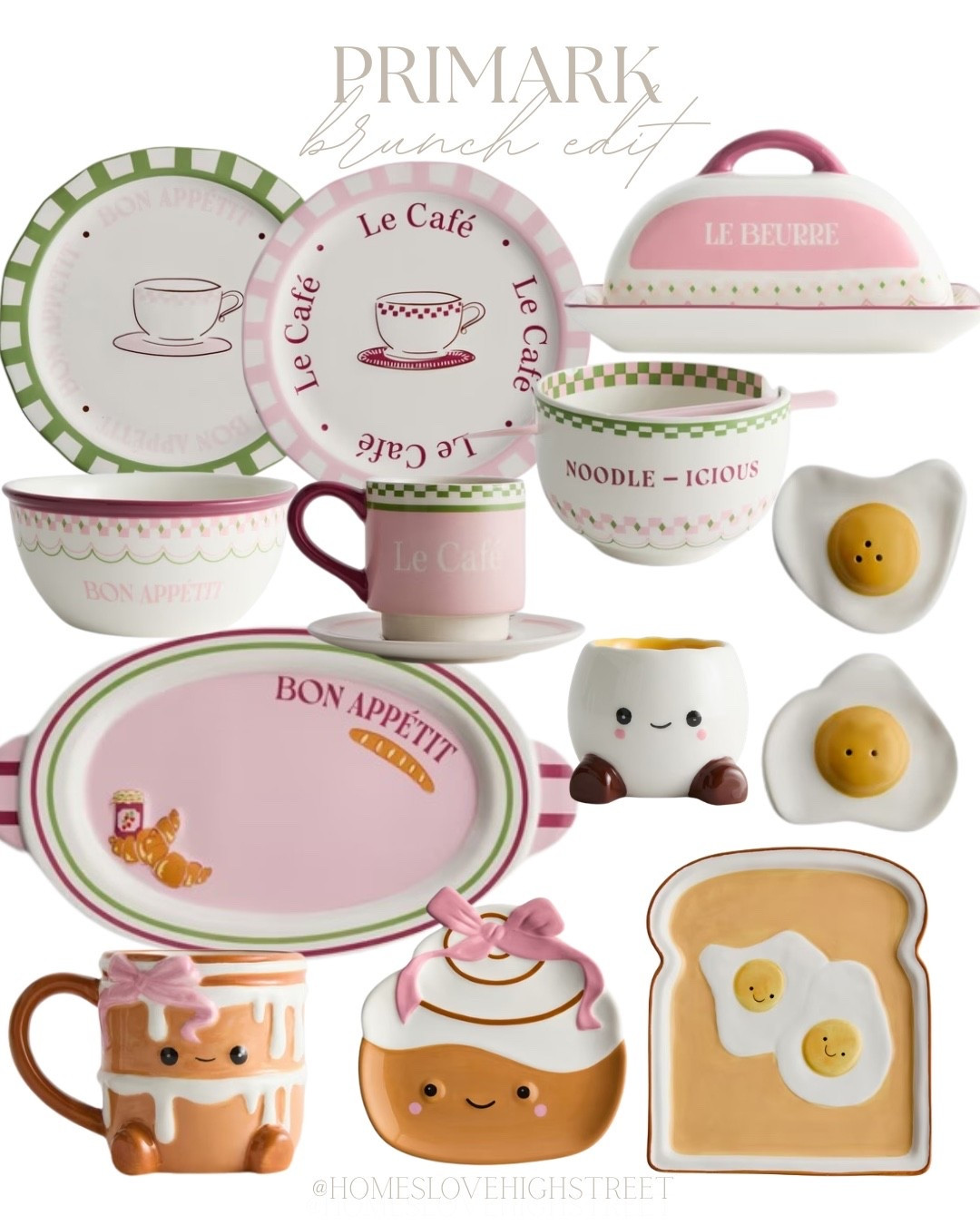 Brunch just got a whole lot cuter! 🥐🍳💗 Primark’s new café-inspired collection is packed with adorable tableware.

#PrimarkHome #BrunchStyle #KitchenDecor #Tableware #HomeInspiration

#LTKHome #LTKstorytime #LTKSeasonal