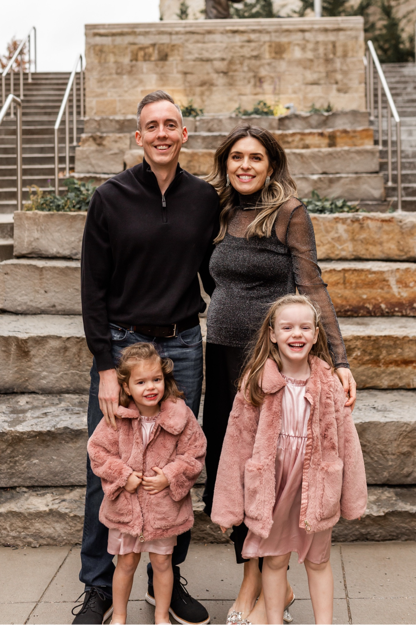 Merry Christmas from the Mundos! Holiday outfits. Holiday photo. Family photo. Family style. Christmas card. Christmas outfit. Holiday style. Girls style. Bump style. New Year’s Eve outfit  

#LTKHoliday #LTKkids #LTKstyletip