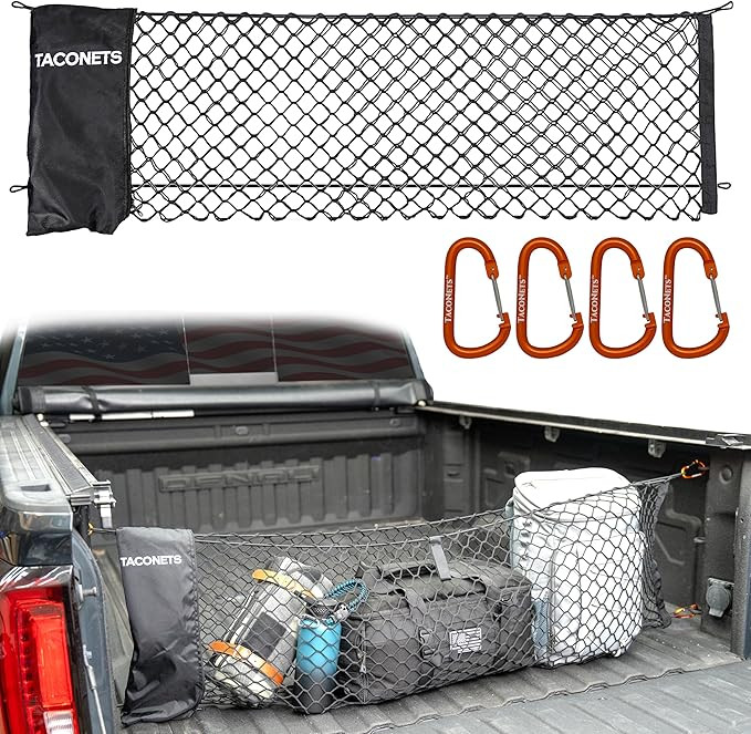 TacoNets Envelope Cargo Net for GMC Sierra & Chevy Silverado - Fits 2013-Current - Upgraded 5mm B... | Amazon (US)