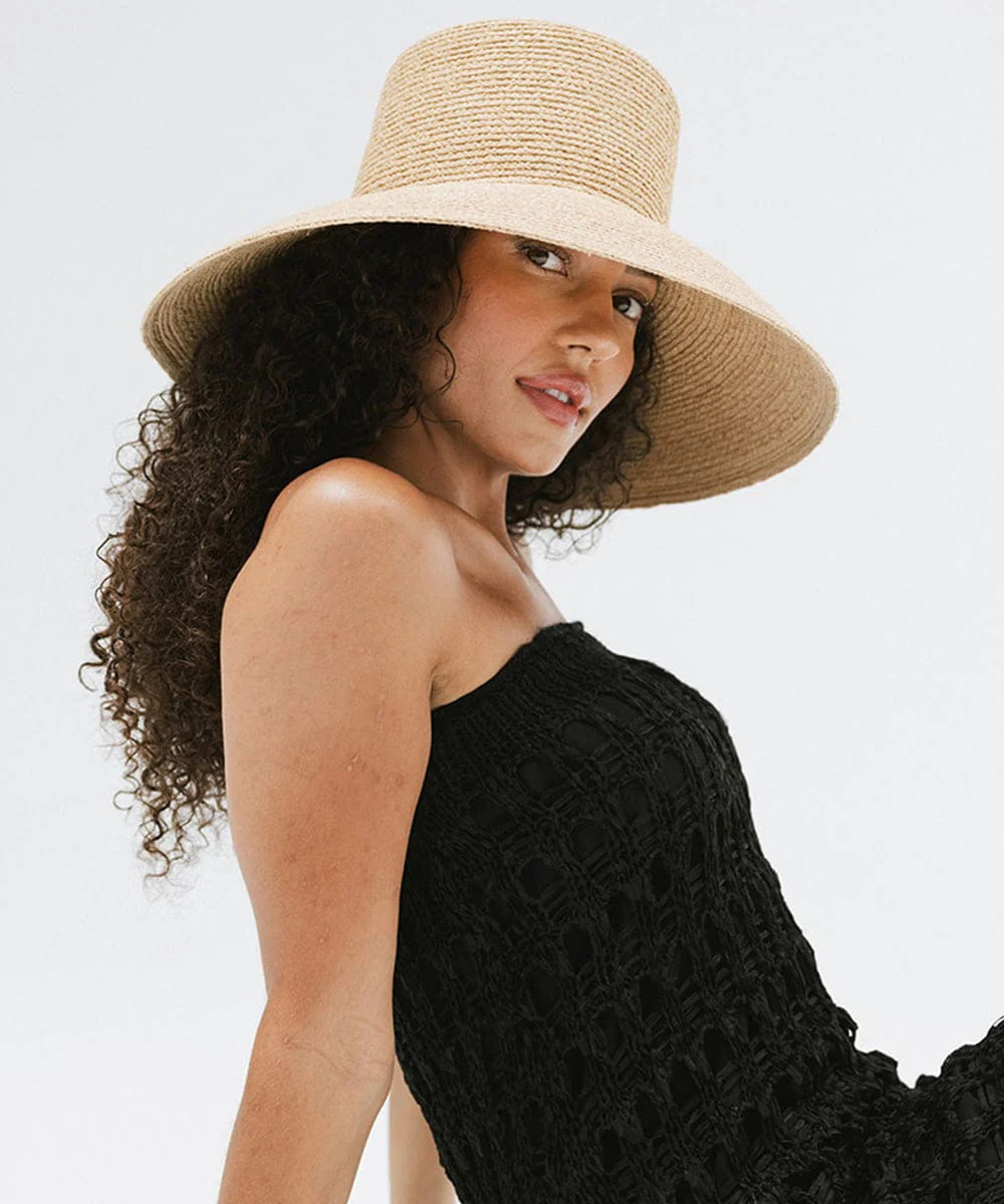 Jolie Packable Straw Bucket Hat | Gigi Pip