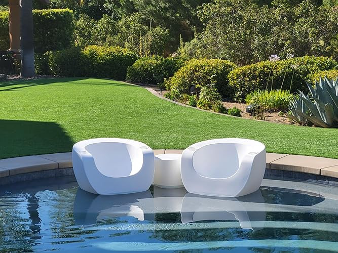 Tenjam Moon Chair in Pool Lounge Chairs for Sun Shelf Set of Two, Pool Chairs and Lounger for in ... | Amazon (US)