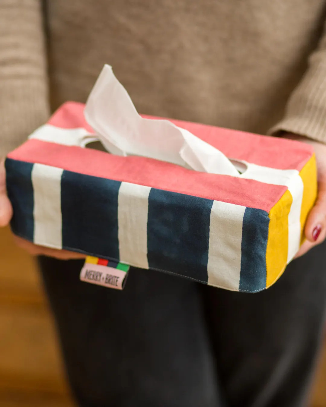 Block Printed Rectangular Tissue Box Cover - Etsy | Etsy (US)