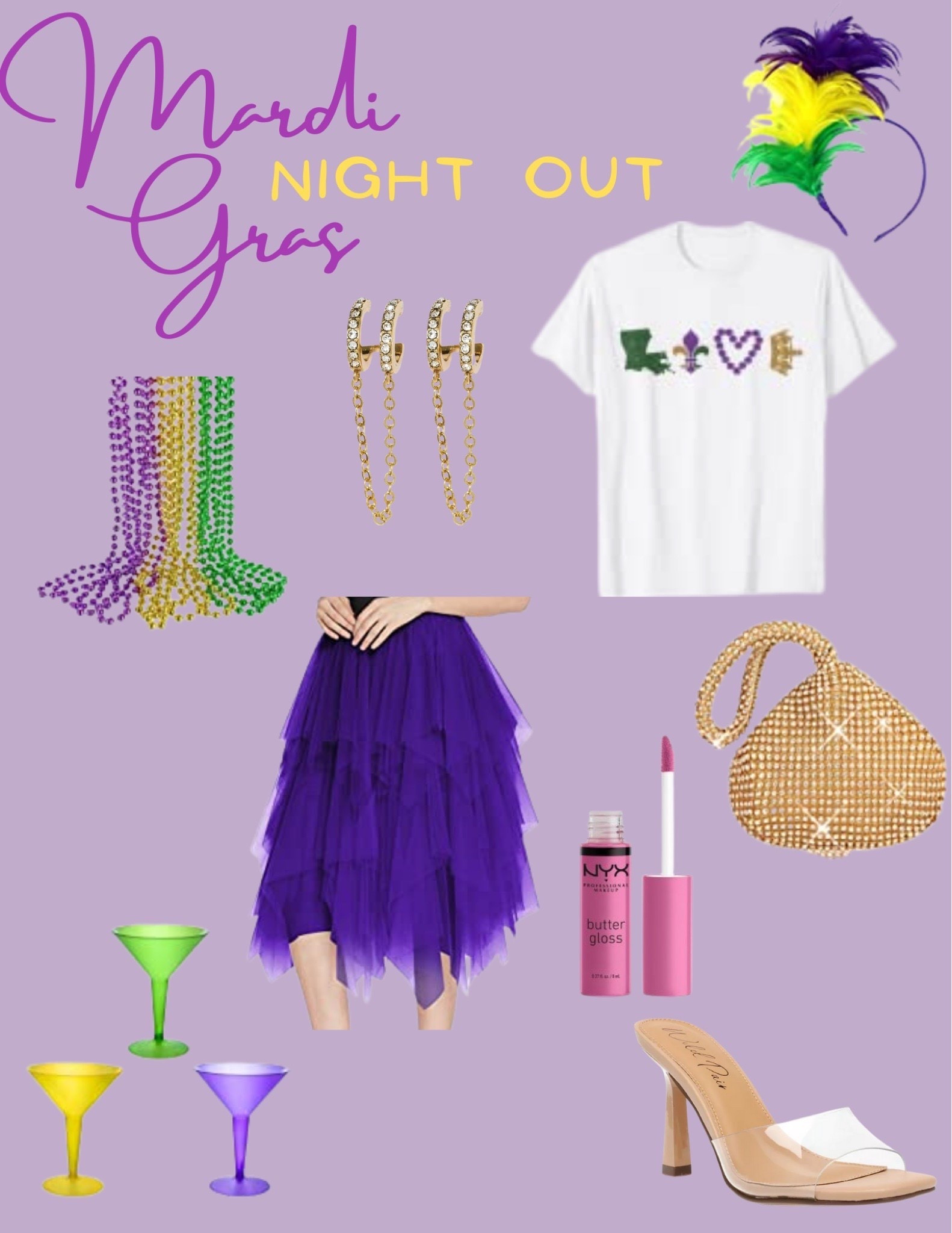 Mardi Gras prep





Purple, gold, parties, celebrate, beads, New Orleans, jazz, Fat Tuesday, friends, dress up, Mardi Gras outfits, king, 

#LTKgrwm #LTKSeasonal #LTKfoodie