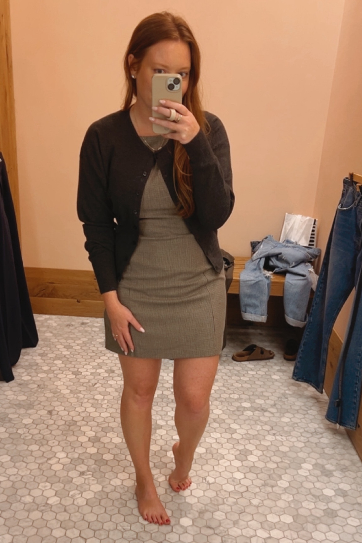 New Aritzia finds! 
Wearing a 10 in the dress - it is sleeveless 
Wearing a medium in the cardigan- perfect for layering or as a top on its own  

Great workwear options! 

#LTKStyleTip #LTKWorkwear