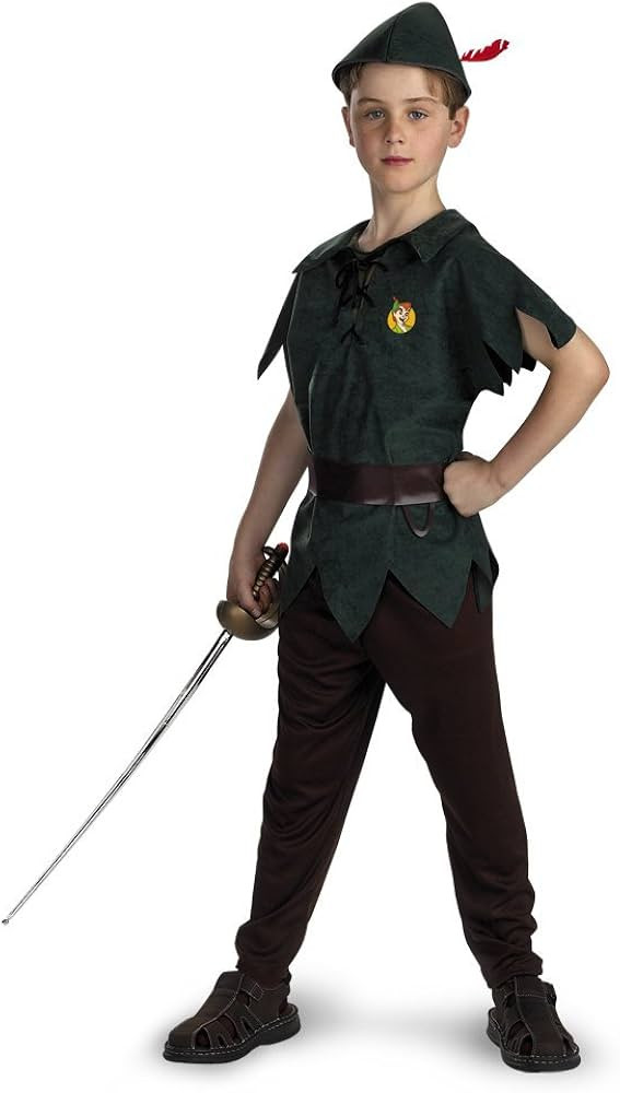 Disguise Disney Peter Pan Boys' Costume, Green, Medium | Amazon (US)