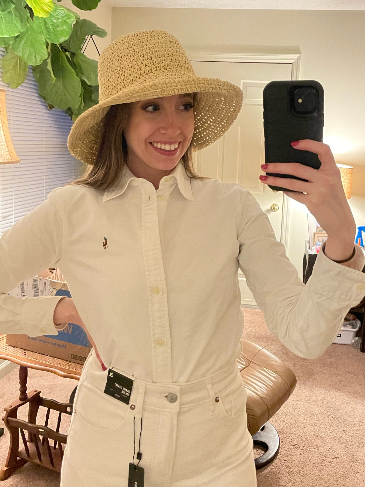 This straw bucket hat is only $20! 
.
Vacation outfit spring break target finds 

#LTKFindsUnder50 #LTKSeasonal #LTKStyleTip