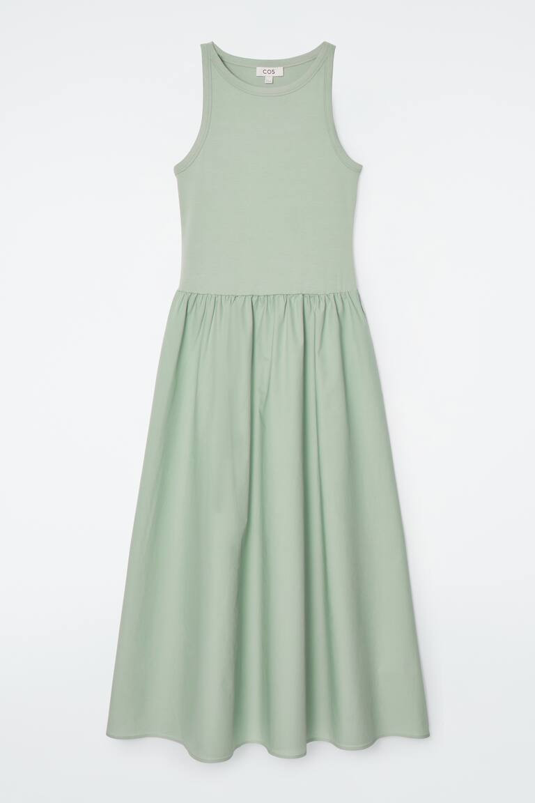 CONTRAST-PANEL MAXI DRESS | H&M (UK, MY, IN, SG, PH, TW, HK)