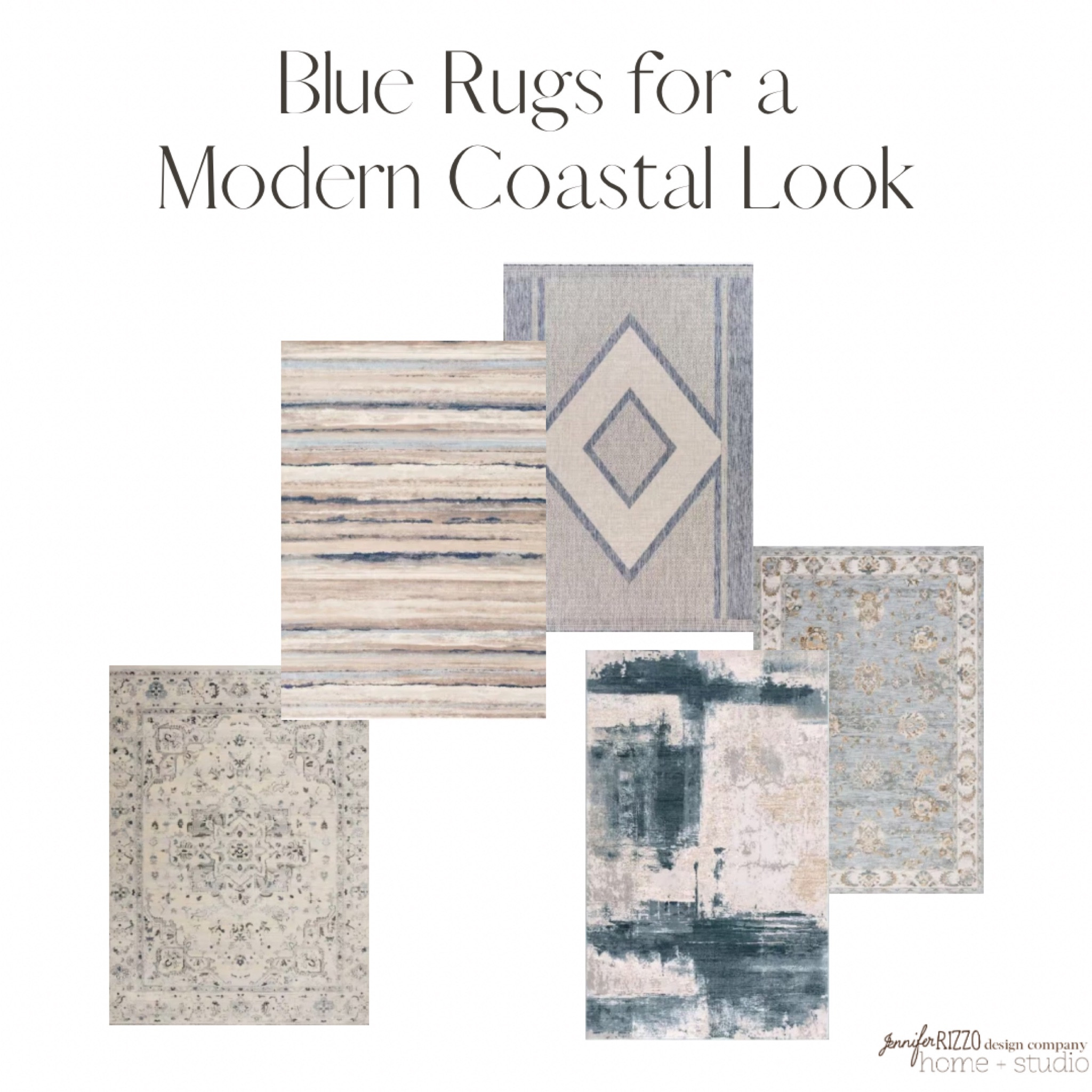 These blue rugs in pattern and design are a great complement to a modern coastal look

#rugs #homedecorating

#LTKStyleTip #LTKSummerSales #LTKHome