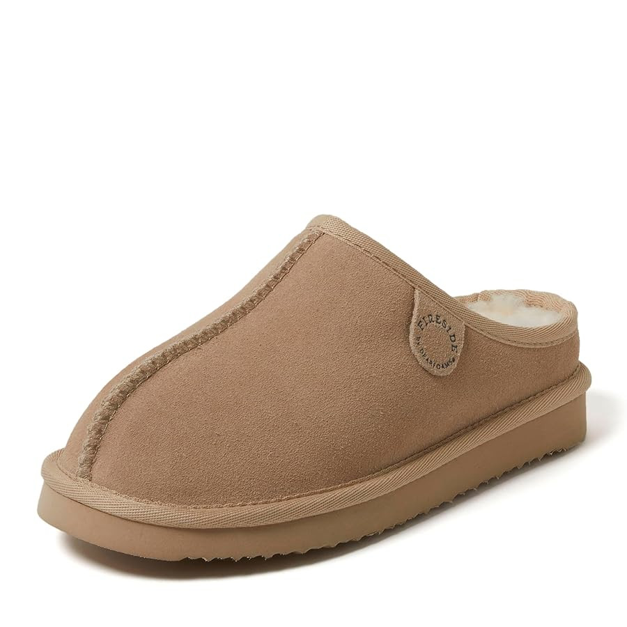 Fireside by Dearfoams Women's Greta Shearling Indoor/Outdoor Clog Slipper | Amazon (US)