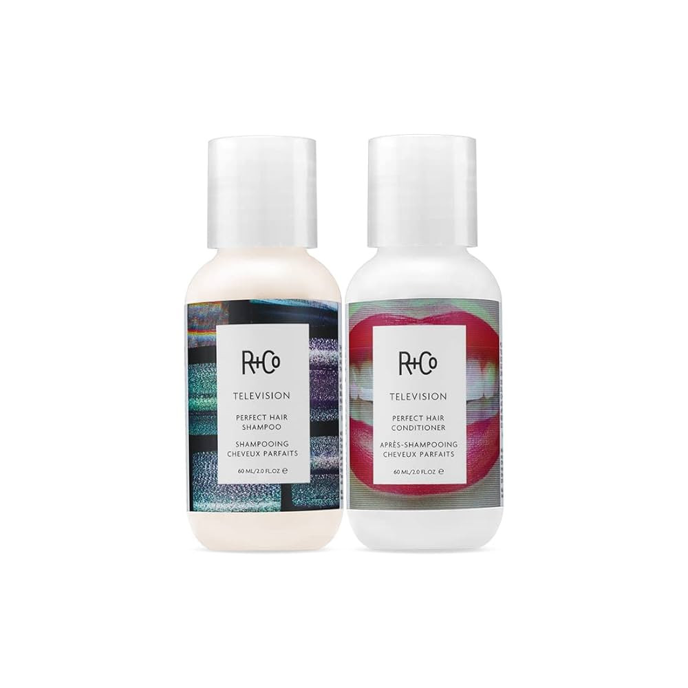 R+Co Television Perfect Hair Shampoo, 1.7 Fl Oz Television Perfect Hair Conditioner Travel, 2 Fl ... | Amazon (US)