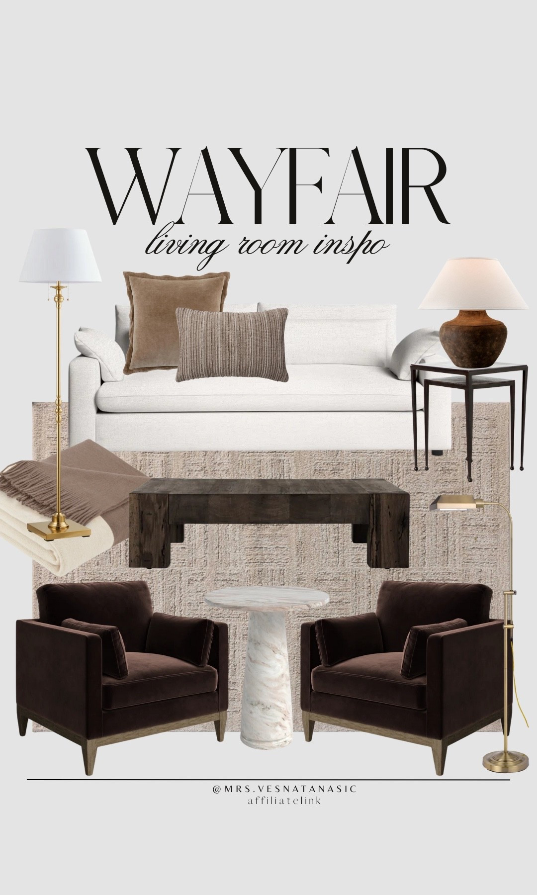 Living room inspo from Wayfair 


@wayfair #wayfairfinds #wayfair #livingroom #accentchair #rug #sofa #coffeetable #tablelamp #throwblanket #neutralhome #neutral #cozyhome #wayfairhome #jossandmain 

#LTKHome #LTKSeasonal #LTKSaleAlert