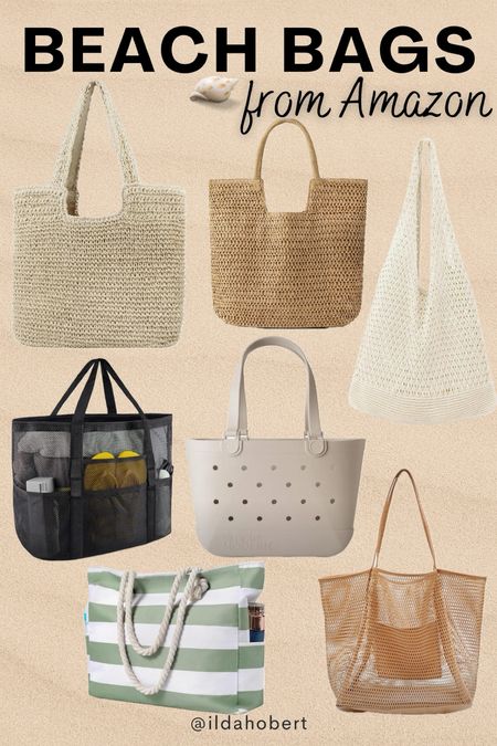 Beach bags from Amazon!🌊☀️🏝️

Beach, pool, bag, tote bag, vacation, resort, summer, spring, affordable fashion

#LTKTravel #LTKItBag #LTKSaleAlert