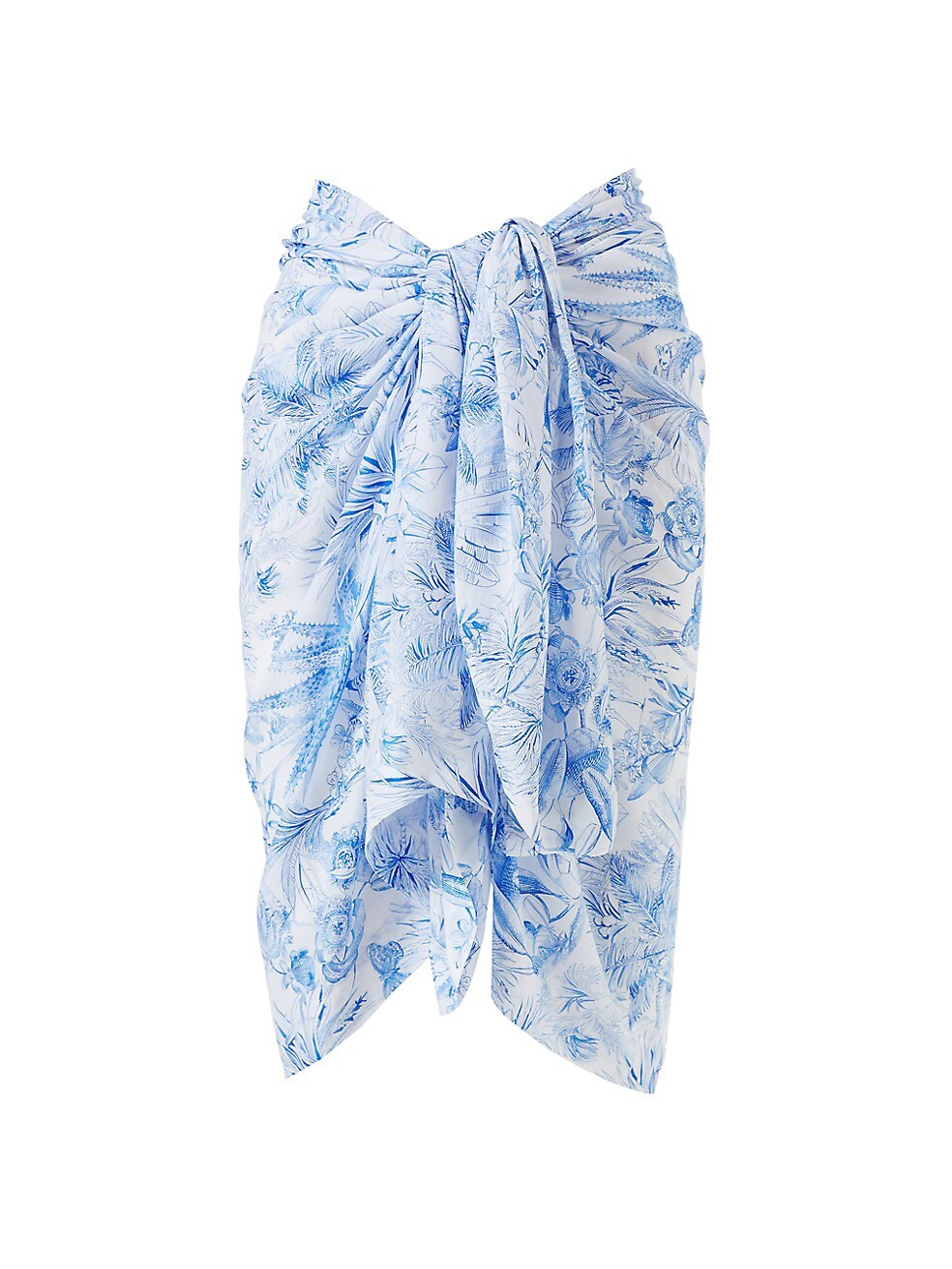Silk-Blend Floral Sketched Pareo | Saks Fifth Avenue