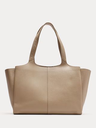 Italian Leather Portfolio Tote | Banana Republic (US)