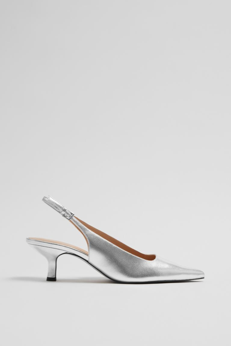 Slingback Point-Toe Pumps | H&M (UK, MY, IN, SG, PH, TW, HK)
