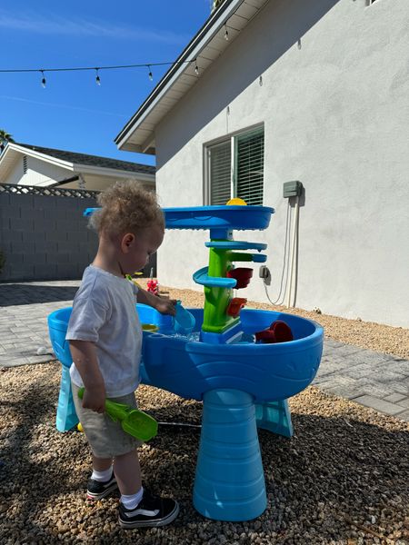 Asher’s fav outdoor activity! We used this last summer without the legs on it and he loved it then and loves it even more now :)

#LTKSeasonal #LTKfamily #LTKkids