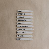 Herb Markers, Garden Stakes, Tags, Labels, Plant Ceramic Herb Labels | Etsy (US)