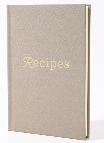 FOUNCY Recipe Notebook to Write in Your Own Recipes & Premium Hardcover Cookbook - 176 Page Blank Recipe Book for Family Chefs, Lasting Keepsake Gift（Desert Yellow） | Amazon (US)