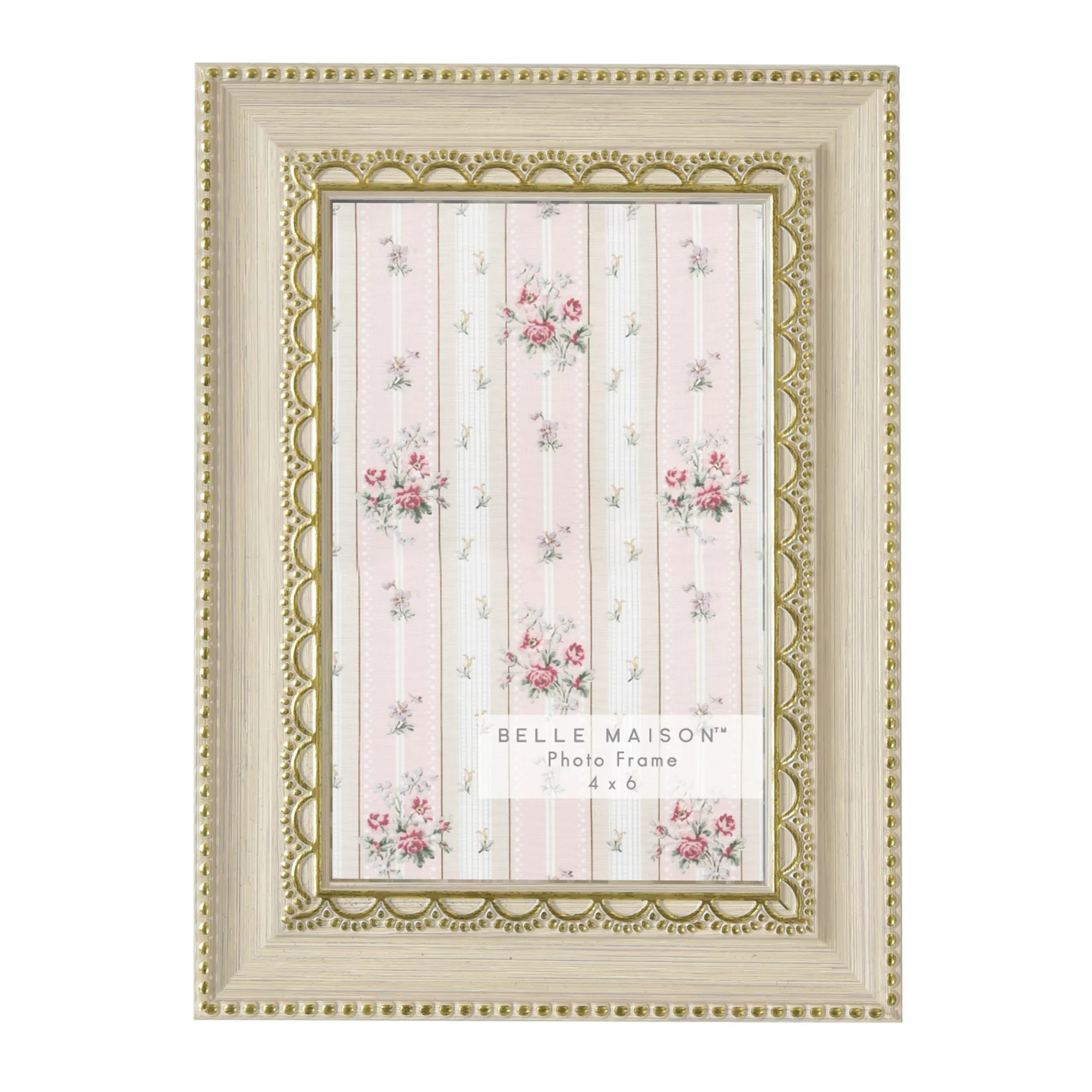 Belle Maison 4" x 6" Pink & Gold Textured Tabletop Frame | Kohl's