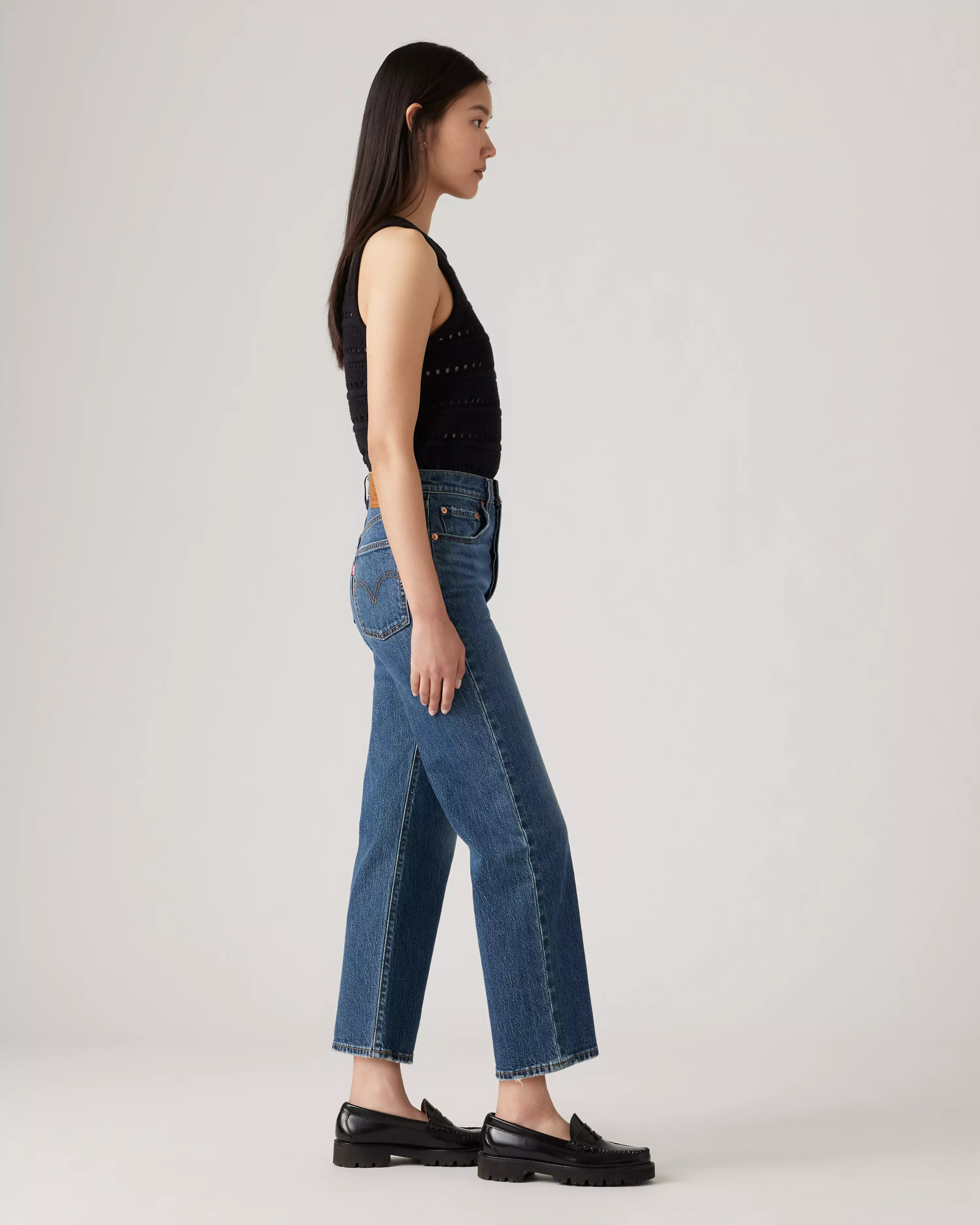 Ribcage Straight Ankle JeansSale price is £110.00Free Shipping for Red Tab™ Members | Levi's UK
