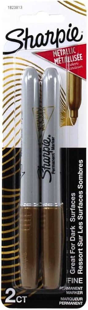SHARPIE MARKER GOLD 2PK2 | Amazon (US)