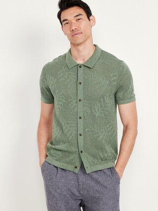 Sweater-Knit Shirt | Old Navy (US)