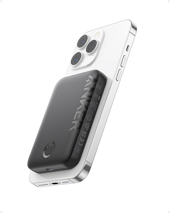Anker 321 MagGo Battery (PowerCore Magnetic 5K), 5,000mAh Magnetic Wireless Portable Charger, Com... | Amazon (US)