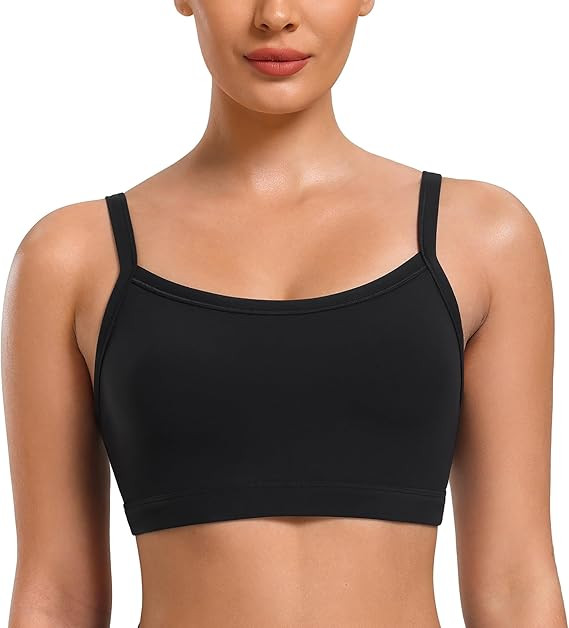 Colorfulkoala Women's Sculptiva Sports Bra with Adjustable Straps, Wireless Padded Yoga Workout Top | Colorfulkoala