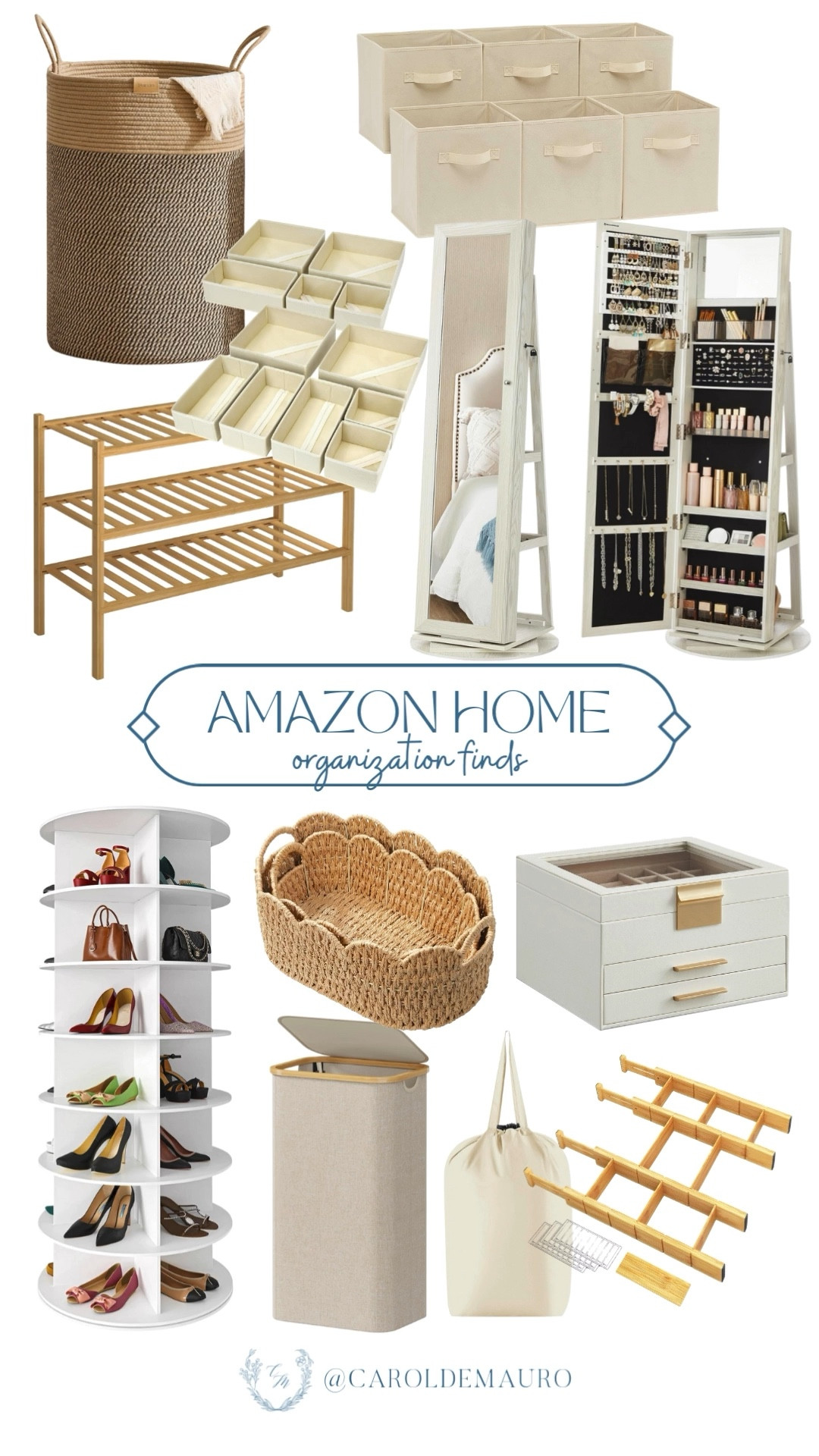 How to keep your home organized from the living room to the laundry area? Grab these affordable finds from Amazon and thank me later!

amazon home, mom tips, storage solutions, closet storage, home hacks, tidy up, cabinet organizers, declutter 

#LTKU #LTKHome #LTKSeasonal
