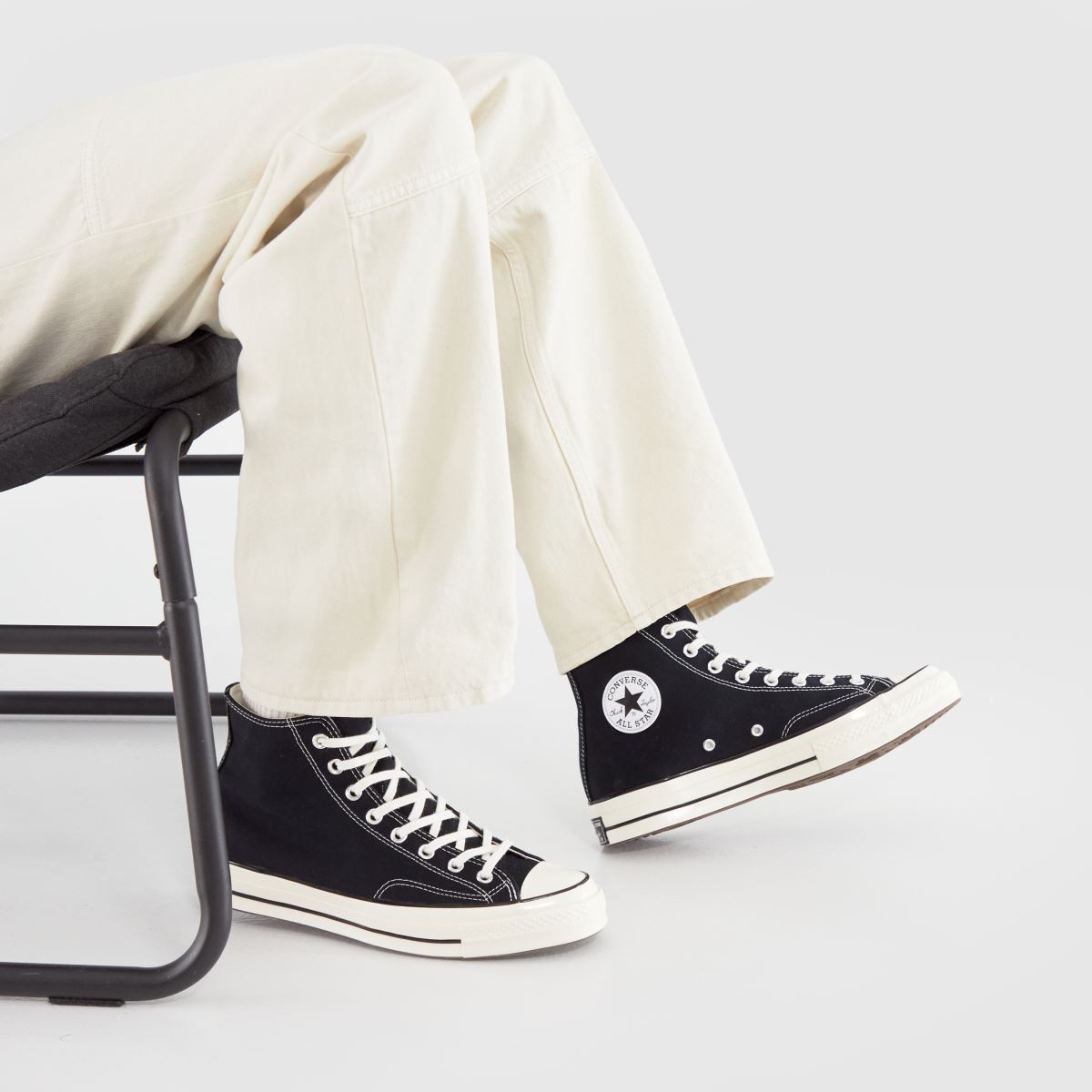 Mens Black & White Converse Chuck 70 Hi Trainers | schuh | Schuh