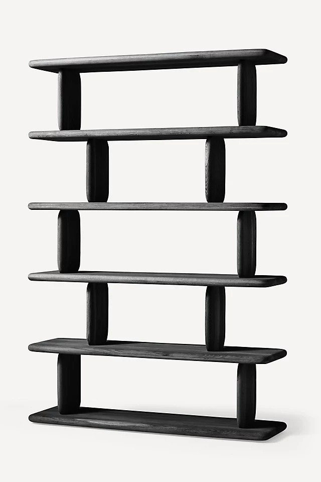 Kalle Sculptural Oak Bookshelf | Anthropologie (US)