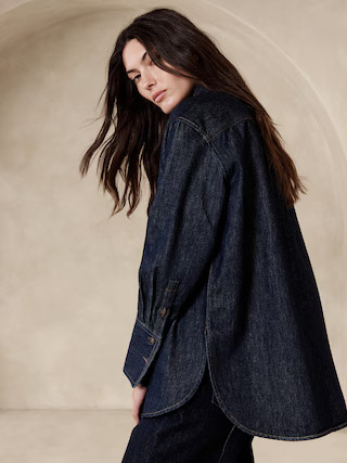 The Oversized Denim Shirt | Banana Republic (US)