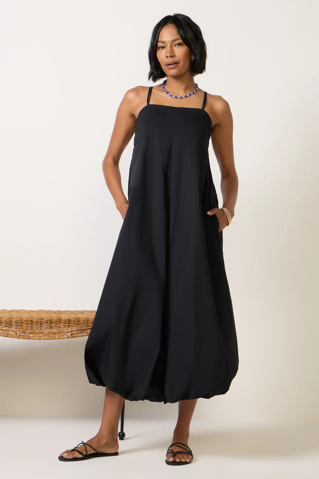 Joanna Bubble Hem Maxi Dress | Evereve