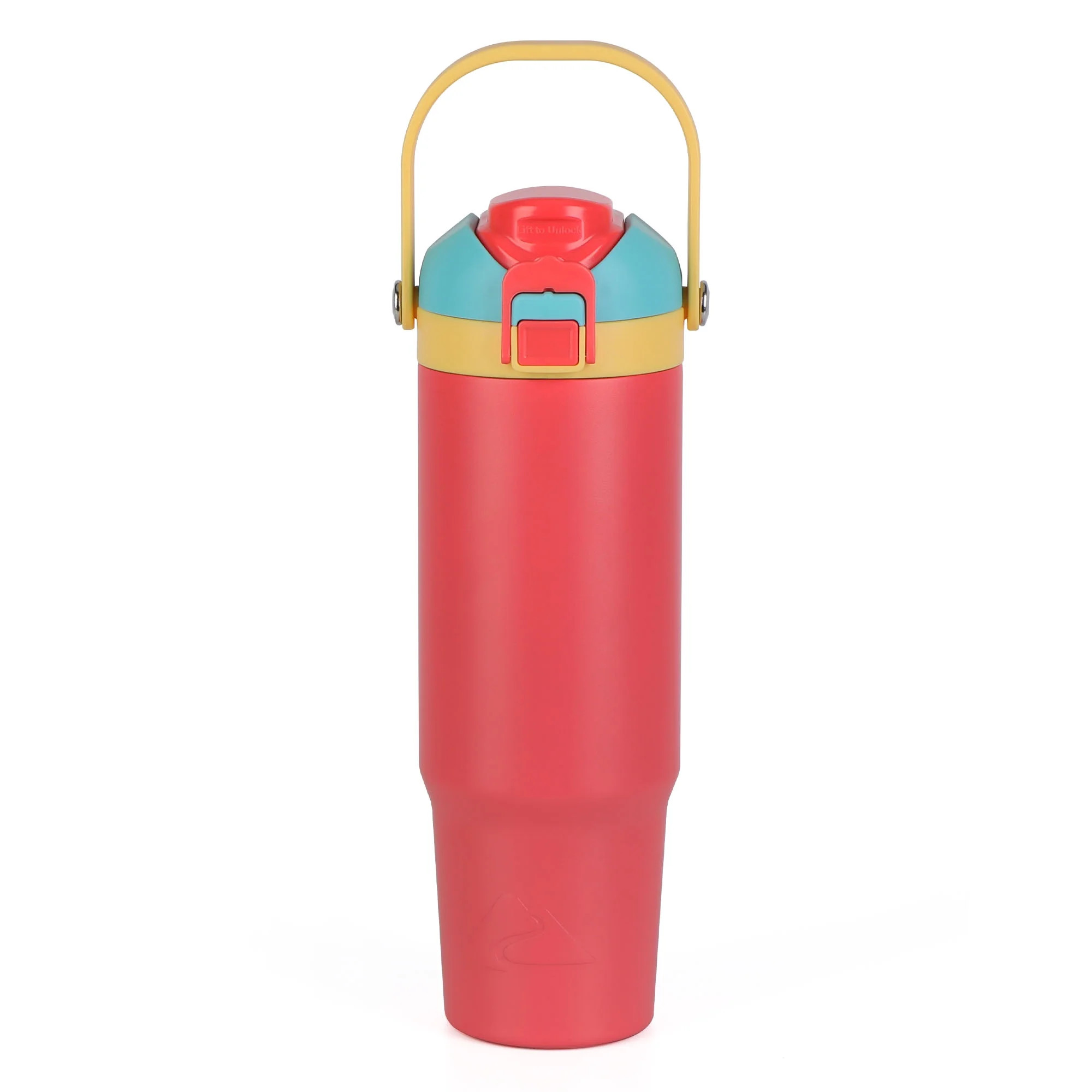 Ozark Trail 30oz Vacuum-Insulated Stainless Steel Dual Lid Insulated Tumbler, Double Wall Vacuum ... | Walmart (US)