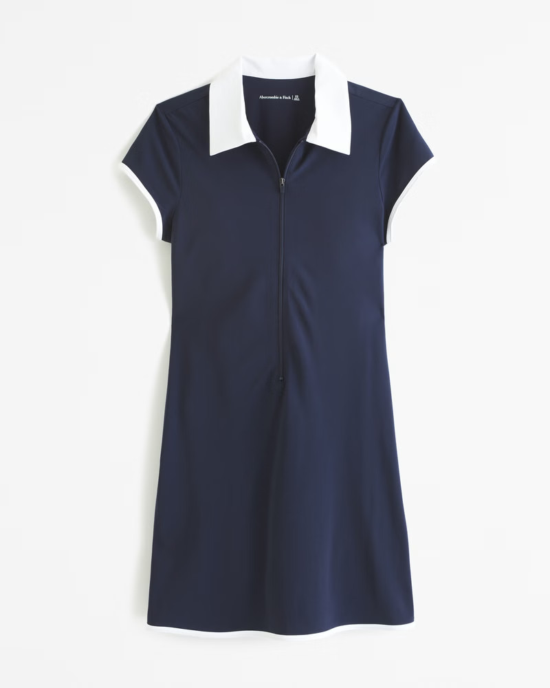 Zip-Up Traveler Mini Dress | Abercrombie & Fitch (US)