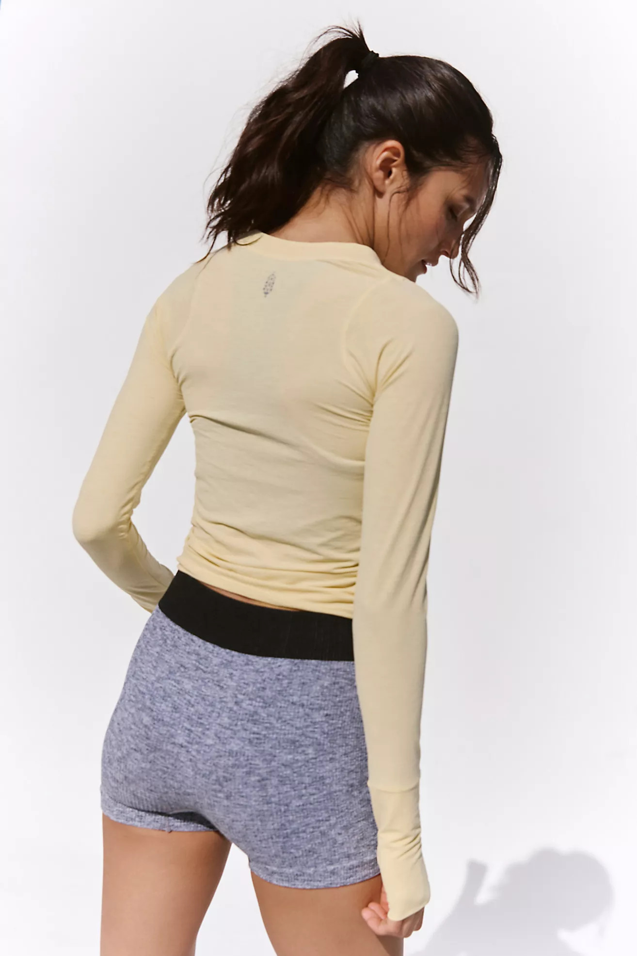 Tempo Ruched UV Protection Long Sleeve | Free People (Global - UK&FR Excluded)