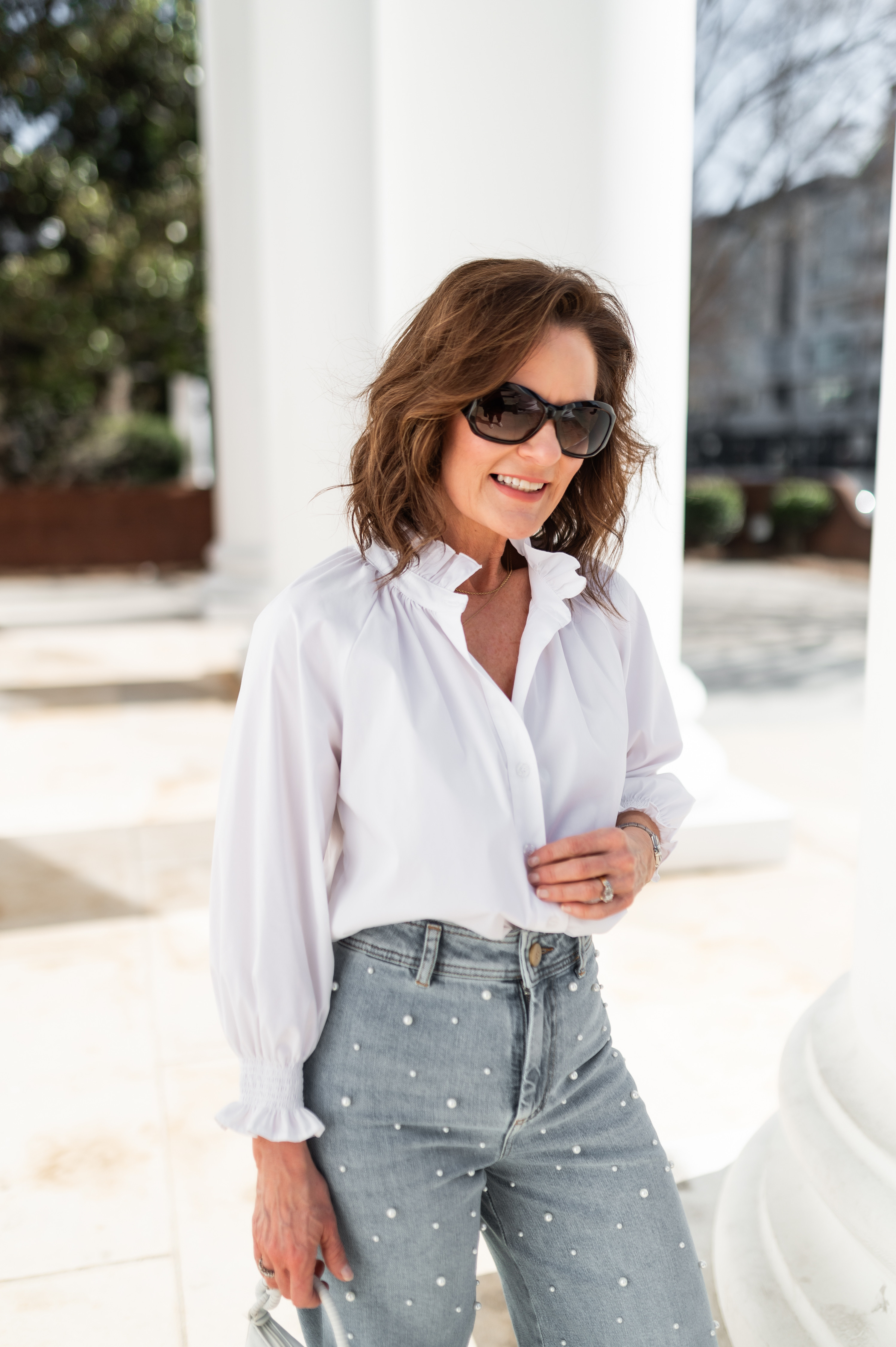 A great white blouse is a must for spring.

elevated casual look, white top, white blouses 

 

#LTKOver40 #LTKPetite #LTKStyleTip