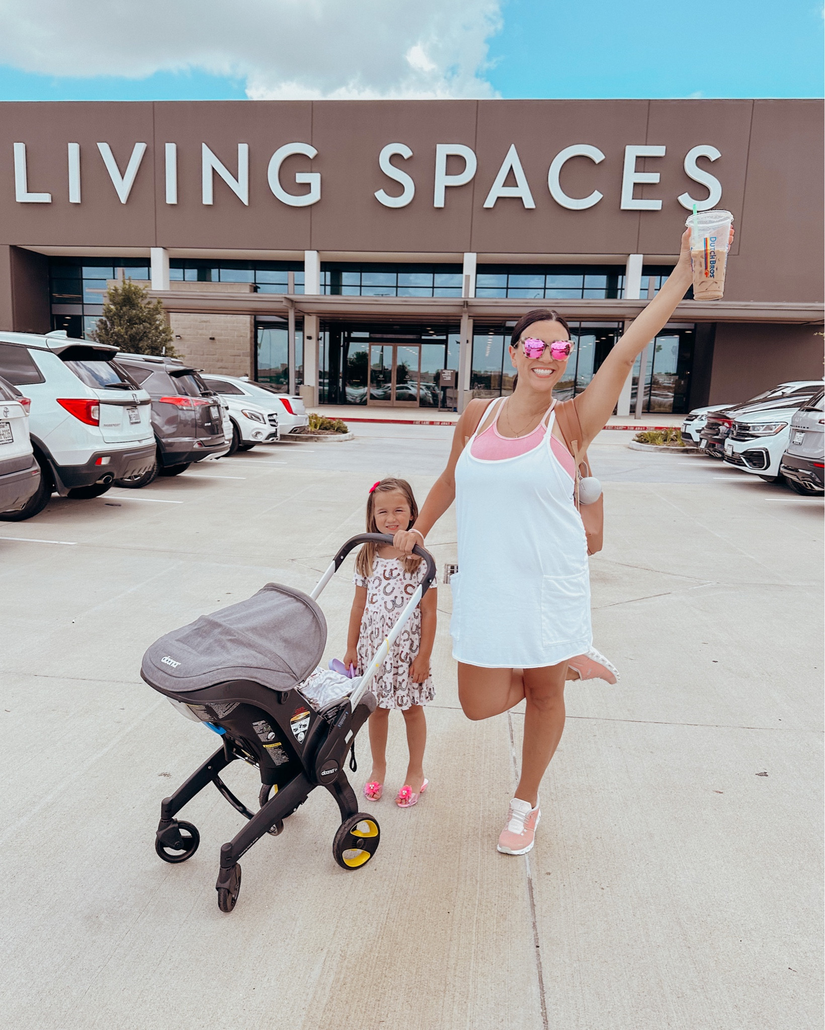 Casual outfit 

Wearing a medium in y free people dress. It’s been surprisingly great for nursing and postpartum 👏🏼 bra tank is also free people and I’m in a M/L 

also sharing our stroller (part of the NSALE!!!!) and Emmett’s outfit and diaper bag 

Baby registry 

#LTKbaby #LTKxNSale #LTKunder100