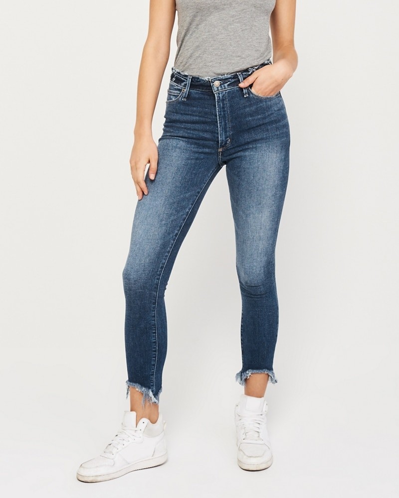 High Rise Ankle Jeans | Abercrombie & Fitch US & UK
