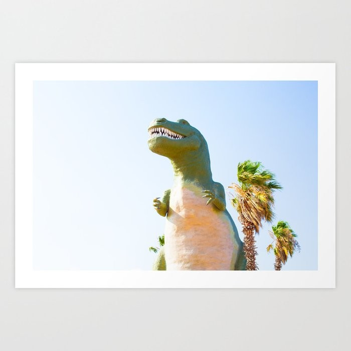 Cabazon Dino2 Art Print | Society6