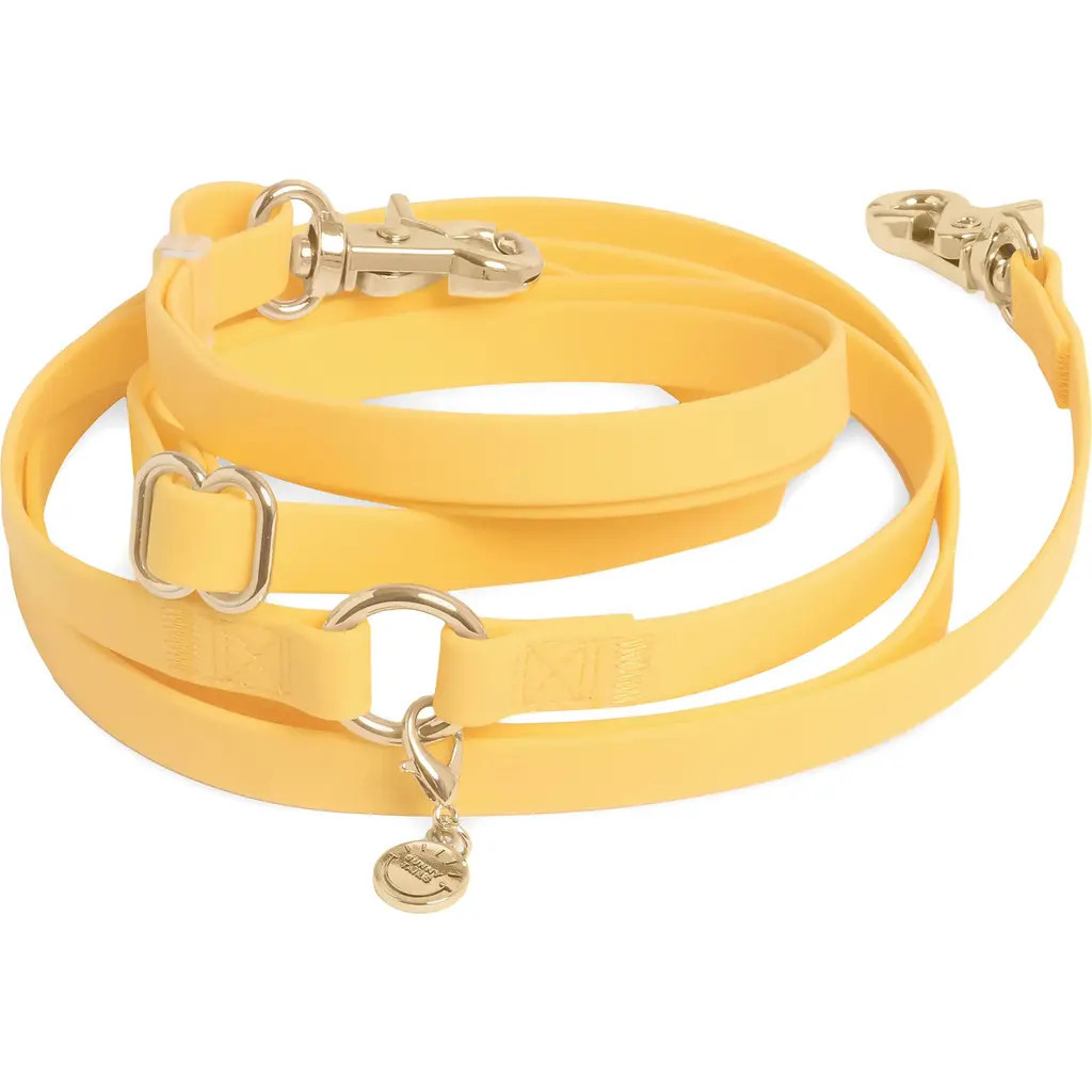 SUNNY TAILS 4-in-1 Convertible Hands Free Leash in Dandelion Yellow at Nordstrom | Nordstrom