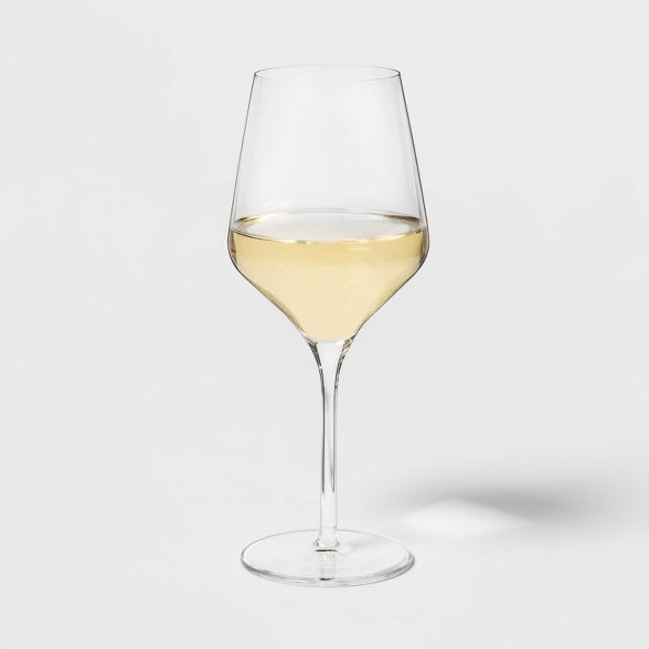 16oz 4pk Glass Traditional White Wine Glasses - Threshold™ | Target