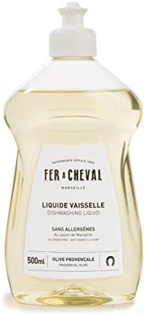 Fer à Cheval Dishwashing Liquid Bottle Provencal Olive Savon De Marseille Dish Detergent Liquid,... | Amazon (US)