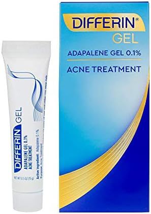 Acne Treatment Differin Gel, 30 Day Supply, Retinoid Treatment for Face with 0.1% Adapalene, Gent... | Amazon (US)