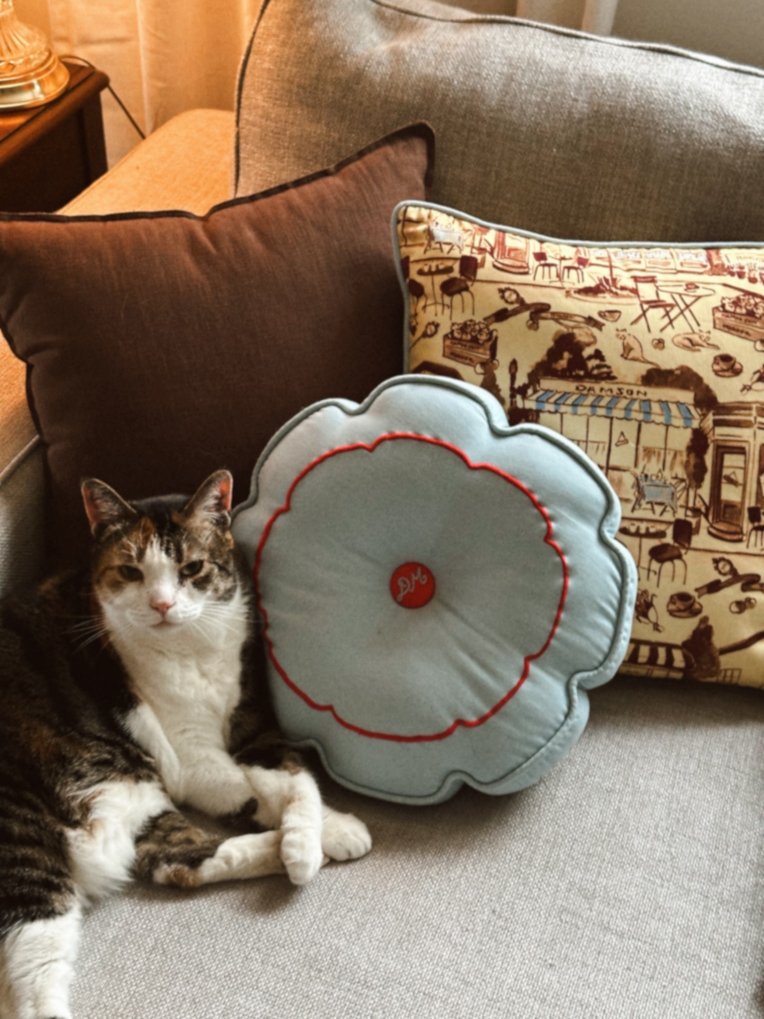 @Anthropologie and Damson Madder Pillows! The square pillow is doubled sized to match the vibe of the day 

#LTKHome