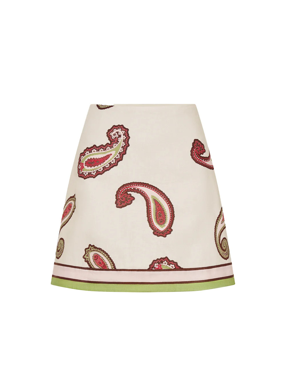 Eden Mini Skirt | Paisley Mini Skirt | KIVARI | Kivari (Global minus AU/NZ)