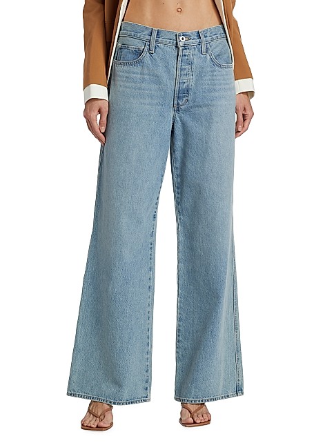 Ollie Baggy Wide-Leg Jeans | Saks Fifth Avenue