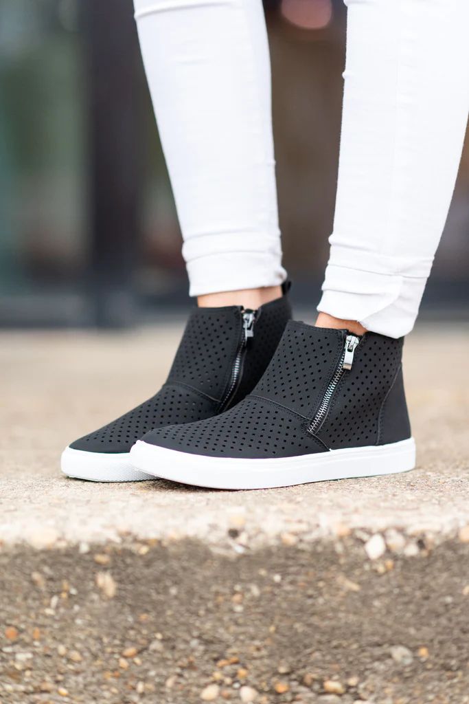 Out Of This World Sneakers, Black | The Mint Julep Boutique
