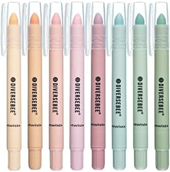 DiverseBee Bible Highlighters and Pens No Bleed, 8 Pack Assorted Colors Gel Highlighters Set, Bib... | Amazon (US)